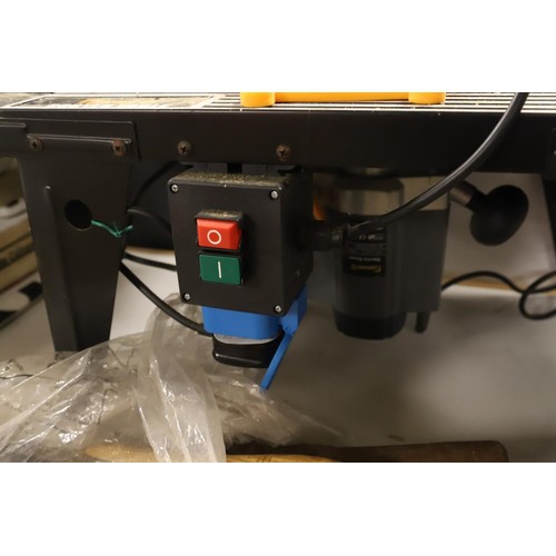 348 - Power G router table - warranted until 12 noon Tuesday following the above sale