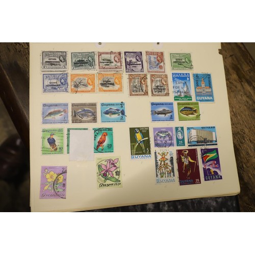 404 - stamps - old album commonwealth selection