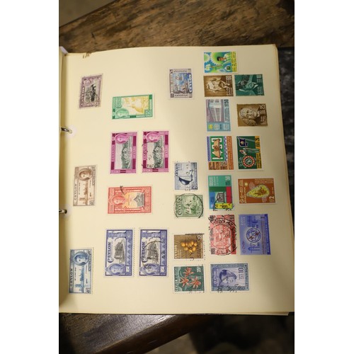 404 - stamps - old album commonwealth selection