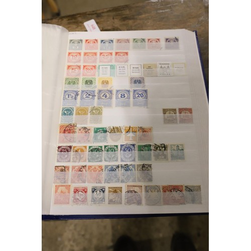 408 - Stamps - Germany album and well filled stock book