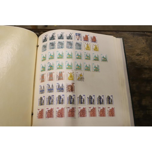 408 - Stamps - Germany album and well filled stock book