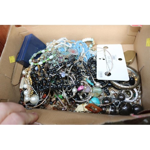 477 - Box of costume jewellery