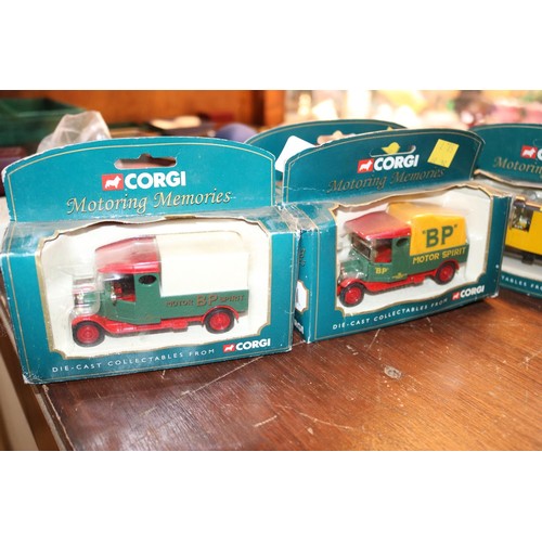 487 - 6 boxed Corgi motoring memories die cast model vehicles