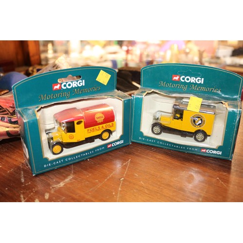 487 - 6 boxed Corgi motoring memories die cast model vehicles