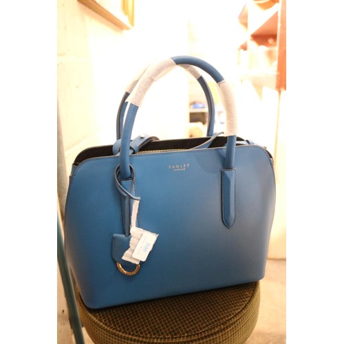 500 - New Radley London Liverpool street blue handbag