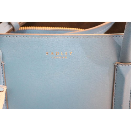 500 - New Radley London Liverpool street blue handbag