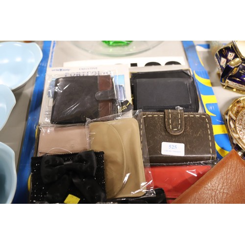 525 - New leather purses & wallets, etc