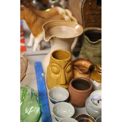 544 - Collection of pottery ware