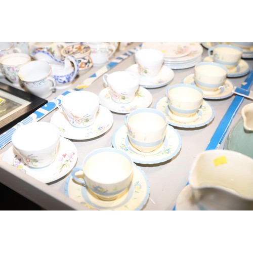 555 - Qty of Shelley Hanley part tea sets