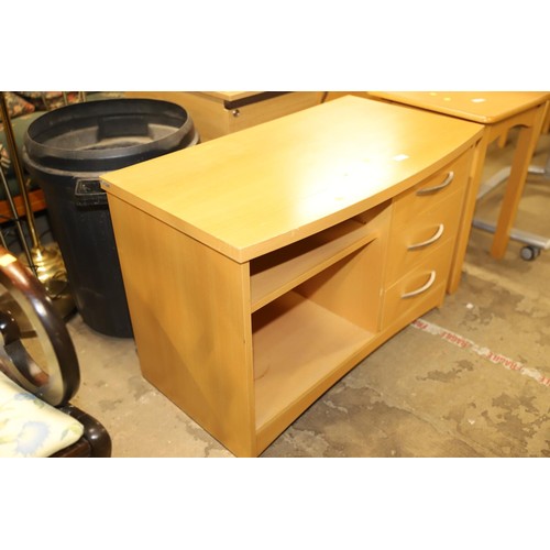 574 - Unit with 3 drawers (beech)