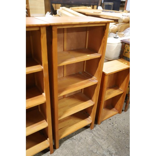 602 - Pair of bookcases & 1 small