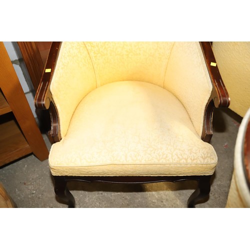 624 - Yellow tub chair