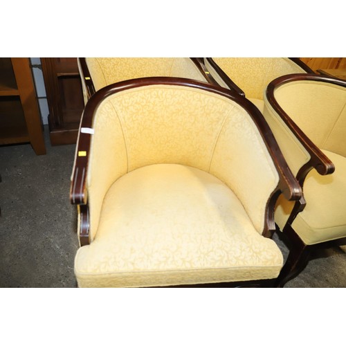 625 - Yellow tub chair