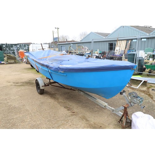 1 - Fishing boat with bilge pump, 2 chairs, buoy & anchor (includes trailer)