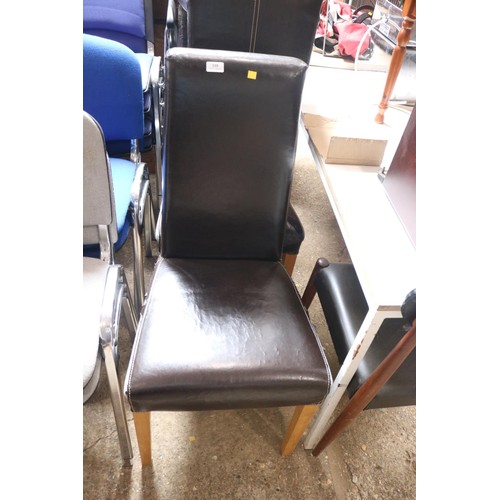 203 - Set of 4 chairs, a/f