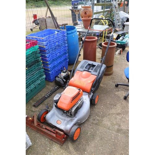 25 - Flymo petrol lawnmower