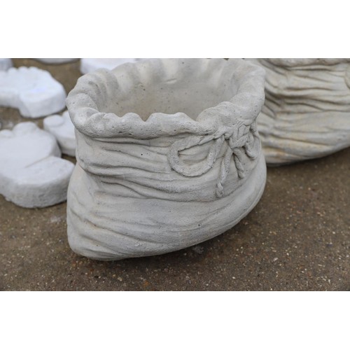 51 - 2 x small sack planters