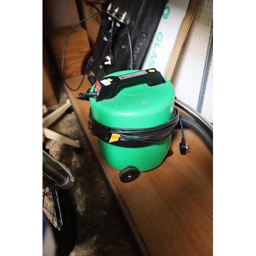 93 - Green numatic hoover - warranted until 12 noon Tuesday following the above sale