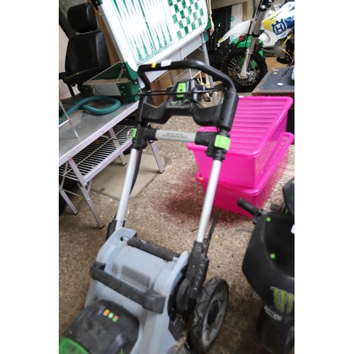 97 - Ego power mower LM2000E cordless with battery & charger - warranted until 12 noon Tuesday following ... 