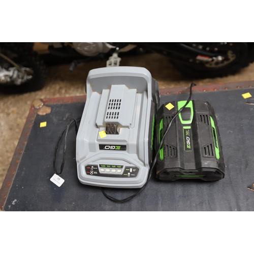 97 - Ego power mower LM2000E cordless with battery & charger - warranted until 12 noon Tuesday following ... 