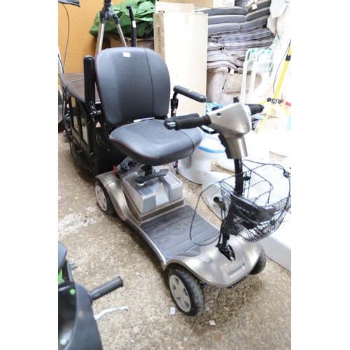 103 - Mobility scooter with battery, charger & key - warranted until 12 noon Tuesday following the above s... 