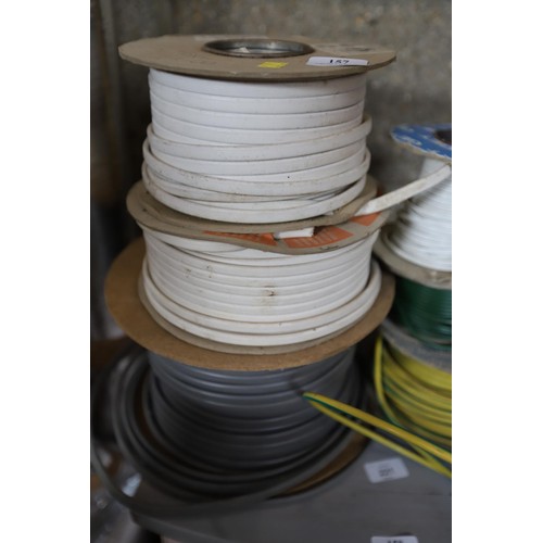 157 - Reels of electric cable x6