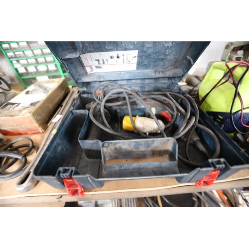 186 - Bosch 110v SDS drill - warranted until 12 noon Tuesday following the above sale