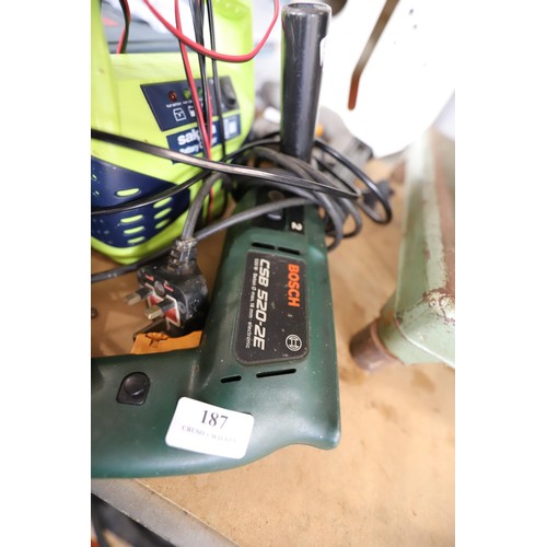 187 - Bosch C585202E drill and battery charger - warranted until 12 noon Tuesday following the above sale