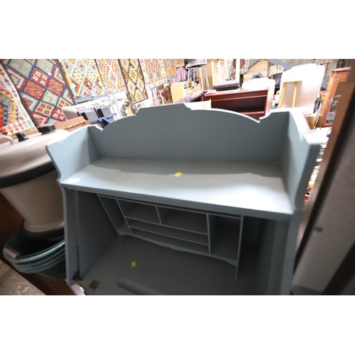 235 - Blue desk display unit, a/f