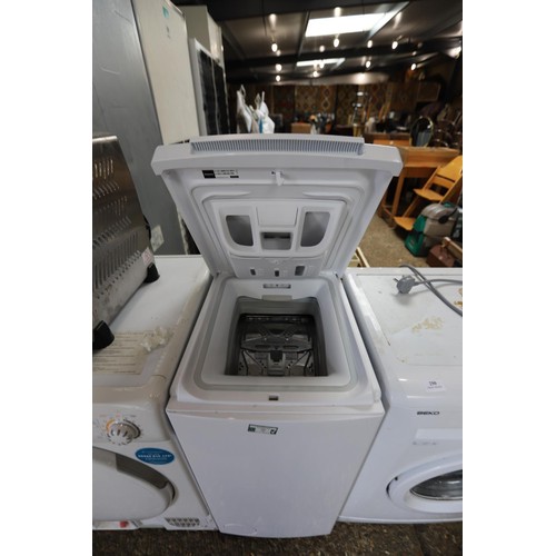 249 - Hotpoint top loader washing machine - warranted until 12 noon Tuesday following the above sale