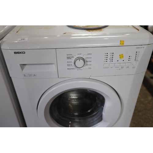 250 - Beko washing machine - warranted until 12 noon Tuesday following the above sale