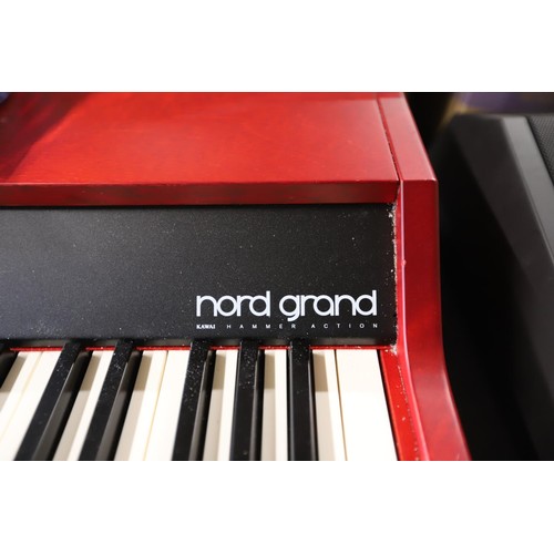 270 - Nord grand hammer action digital piano with cables - warranted until 12 noon Tuesday following the a... 