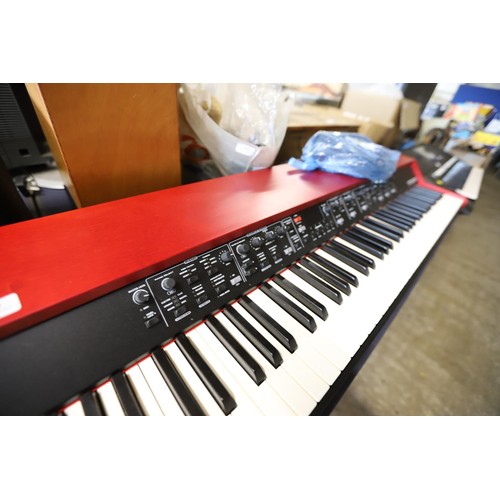 270 - Nord grand hammer action digital piano with cables - warranted until 12 noon Tuesday following the a... 