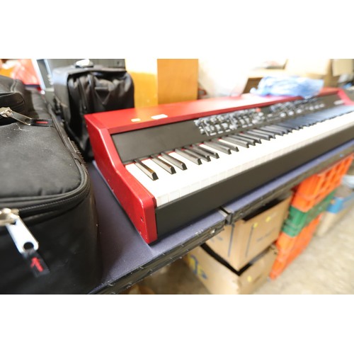 270 - Nord grand hammer action digital piano with cables - warranted until 12 noon Tuesday following the a... 