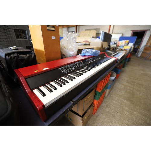 270 - Nord grand hammer action digital piano with cables - warranted until 12 noon Tuesday following the a... 