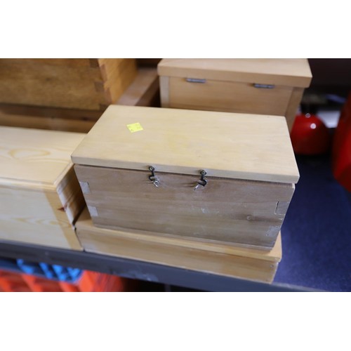 277 - Qty of wooden boxes