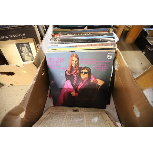 318 - 2 boxes of records