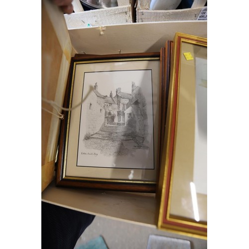 328 - Box of various pictures