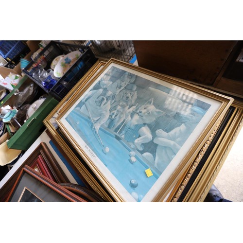 334 - Qty of various framed pictures/paintings