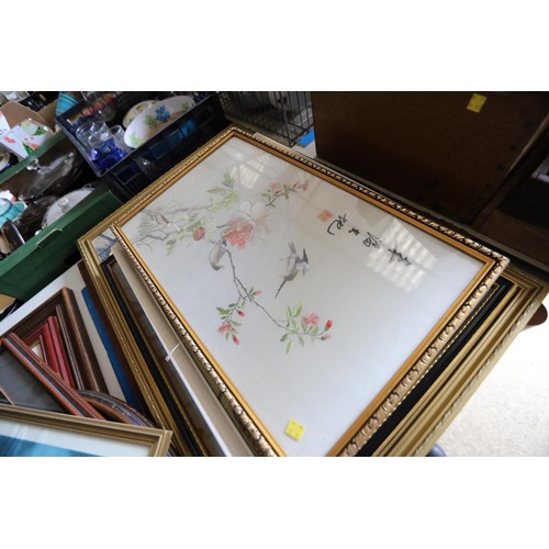 334 - Qty of various framed pictures/paintings