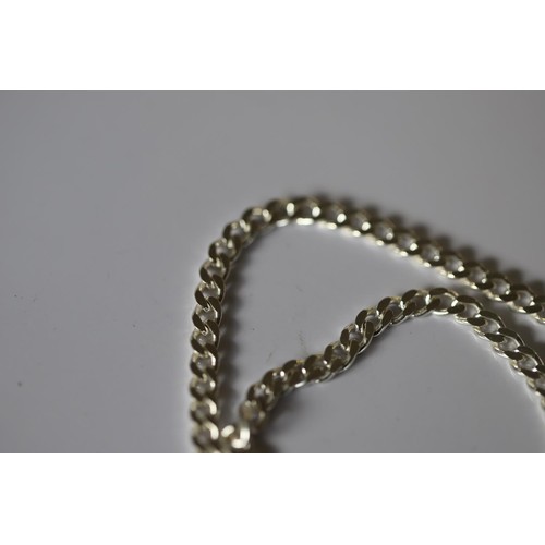 418 - Silver chain - 18.5gms