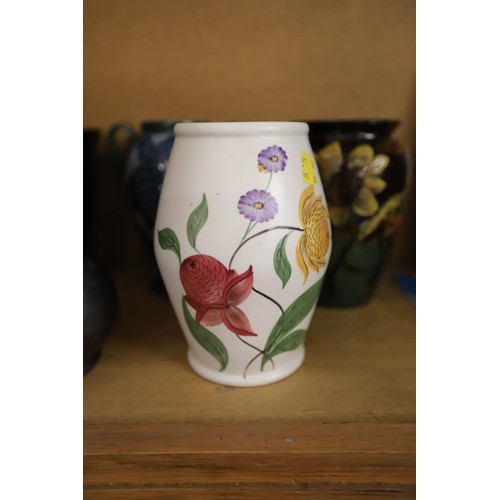 459 - E Radford vase, Prinknash & others