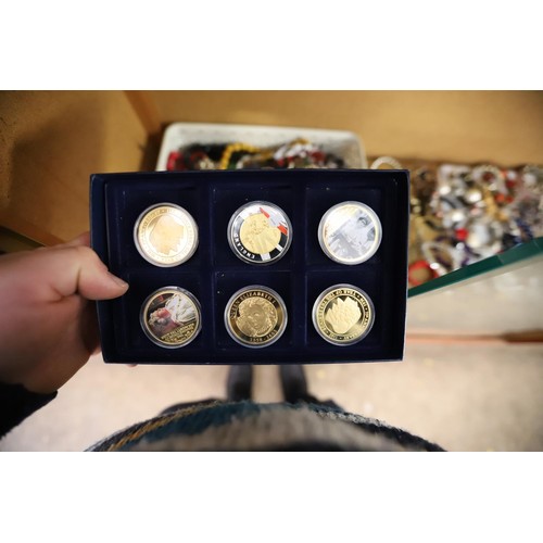 467 - 2 sets of commemrative coins