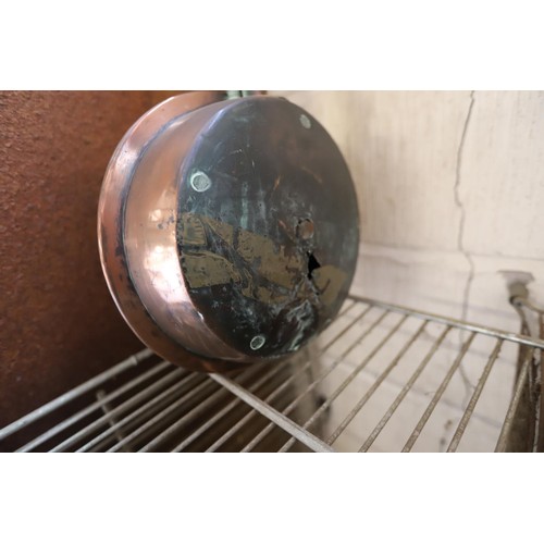 476 - Copper bed Pan a/f