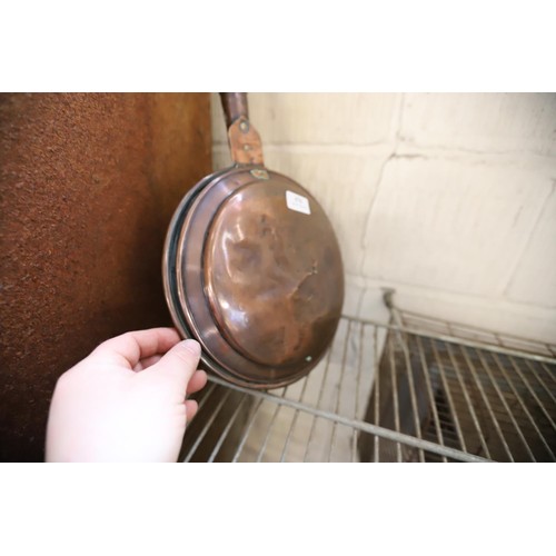 476 - Copper bed Pan a/f