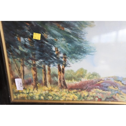 513 - Framed landscape picture