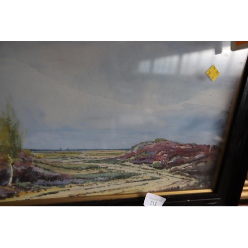 513 - Framed landscape picture