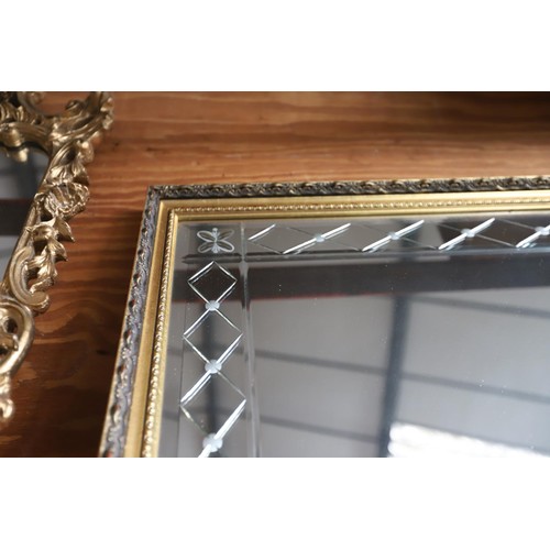 519 - Framed wall mirror