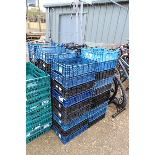 24 - Approx 60 small stacking crates