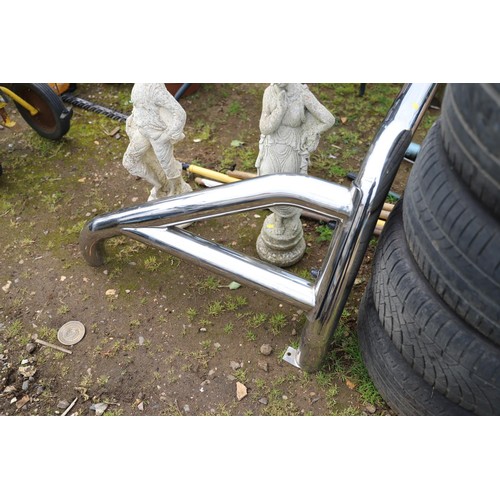 67 - Chrome roller bars for truck